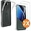 Ntech Hoesje Geschikt voor Google Pixel 10a - transparant Anti Shock silicone hoesje met 2 Pack Screenprotector tempered glass