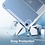 Ntech Hoes geschikt voor iPad 2021 hoes / 2020 / 2019 (9e/8e/7e Generatie / 10.2 inch) – Transparante Back Cover met Kickstand & Pencil Houder – Slim en Lichtgewicht - Ntech