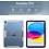 Ntech Hoes geschikt voor iPad 2021 hoes / 2020 / 2019 (9e/8e/7e Generatie / 10.2 inch) – Transparante Back Cover met Kickstand & Pencil Houder – Slim en Lichtgewicht - Ntech