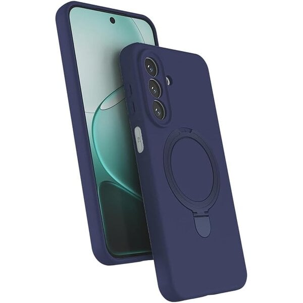 Ntech Hoesje Geschikt voor Samsung Galaxy A27 Hoesje – Navy – Zachte Siliconen Backcover met Ring – MagSafe Geschikt – Slim & Beschermend