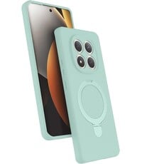 Ntech Hoesje Geschikt voor Xiaomi Redmi Note 15 4G / 5G Hoesje – Mint Groen