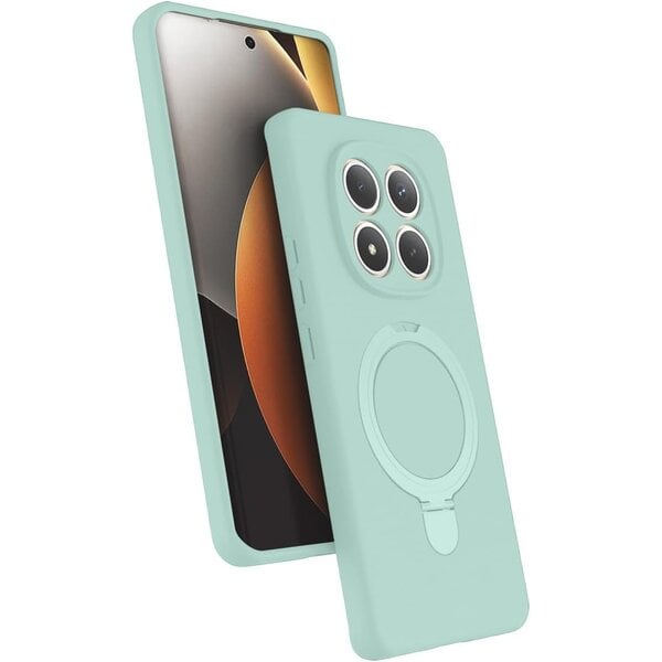 Ntech Hoesje Geschikt voor Xiaomi Redmi Note 15 4G / 5G Hoesje – Mint Groen – Zachte Siliconen Backcover met Ring – MagSafe Geschikt – Slim & Beschermend