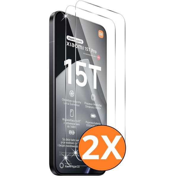 Ntech Screenprotector Geschikt voor Xiaomi Mi 17T Pro/15T Pro/15T Screenprotector - 2 Stuks Glas Gehard  Mi 15T Pro/15T Pro Tempered Glass