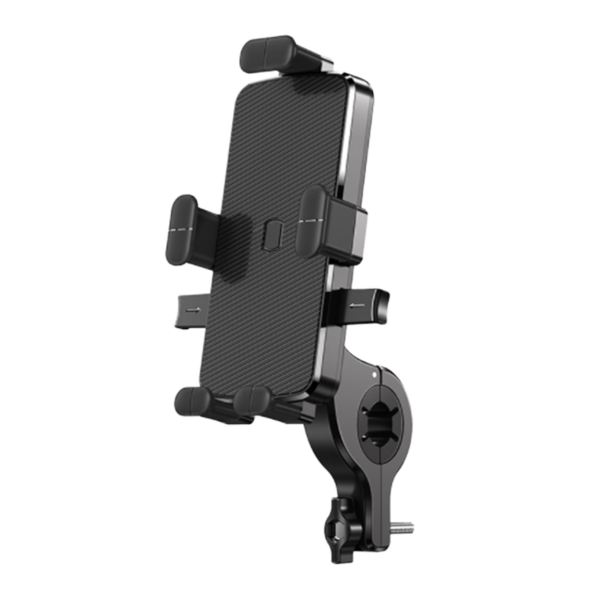 Ntech Telefoonhouder voor Fiets 360° met Quick Release – Universele GSM Houder voor iPhone 17, Samsung Galaxy S26 en meer – Voor Fiets, Brommer, Scooter & Motor – Stuur & Spiegel - Ntech