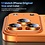 Ntech  Camera Lens Screen Protector Oranje Geschikt voor iPhone 17 Pro Max Camera Lens Protector - Matte Metal Plate Full Coverage