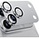 Ntech  Camera Lens Screen Protector Zliver Geschikt voor iPhone 17 Pro Max Camera Lens Protector - Matte Metal Plate Full Coverage
