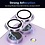 Ntech  Camera Lens Screen Protector Paars Geschikt voor iPhone 17 Camera Lens Protector - Matte Metal Plate Full Coverage