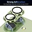 Ntech  Camera Lens Screen Protector Groen Geschikt voor iPhone 17 Camera Lens Protector - Matte Metal Plate Full Coverage