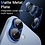 Ntech  Camera Lens Screen Protector Blauw Geschikt voor iPhone 17 Camera Lens Protector - Matte Metal Plate Full Coverage
