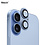Ntech  Camera Lens Screen Protector Blauw Geschikt voor iPhone 17 Camera Lens Protector - Matte Metal Plate Full Coverage