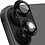 Ntech  Camera Lens Screen Protector Zwart Geschikt voor iPhone 17 Camera Lens Protector - Matte Metal Plate Full Coverage