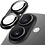 Ntech  Camera Lens Screen Protector Zwart Geschikt voor iPhone 17 Camera Lens Protector - Matte Metal Plate Full Coverage