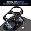 Ntech  Camera Lens Screen Protector Zwart Geschikt voor iPhone 17 Camera Lens Protector - Matte Metal Plate Full Coverage