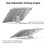 Ntech Hoes geschikt voor iPad Air 13 Hoes M4 (2026) / M3 (2025) / M2 (2024) – Transparant – Slim & Lichtgewicht – Kickstand – Pencil Houder – Beschermende Back Cover – Ntech