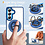 Ntech Magsafe Hoesje Geschikt voor Samsung Galaxy S26 Plus hoesje Transparant Blauw - Met kickstand Draaibare Ring Houder