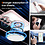 Ntech Magsafe Hoesje Geschikt voor Samsung Galaxy S26 Plus hoesje Transparant Rose Goud - Met kickstand Draaibare Ring Houder