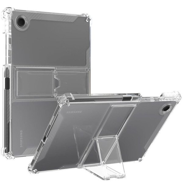 Ntech Hoes geschikt voor Samsung Galaxy Tab A11 Plus / A9 Plus 11 Inch – Transparant – Slim & Lichtgewicht – Kickstand – Pencil Houder – Beschermende Back Cover – Ntech