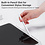 Ntech Hoes geschikt voor iPad 2021 / 2020 / 2019 (9e/8e/7e Generatie / 10.2 inch) Transparant – Slim & Lichtgewicht – Kickstand – Pencil Houder – Beschermende Back Cover – Ntech