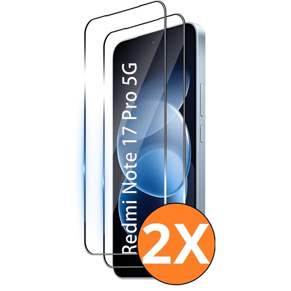 Ntech Screenprotector Geschikt voor  Xiaomi Redmi Note 17 Pro / 17 Pro Max 5G /15 Pro 5G Screenprotector - 2 Stuks Glas Gehard Tempered Glass