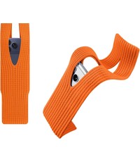 Ntech Telefoontasje Gebreid met Koord Oranje