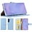 Ntech Hoesje geschikt voor Samsung Galaxy A16 4G / 5G hoesje Blauw pasjeshouder telefoon hoes - Met screenprotector tempered glass voor Galaxy A16 4G / 5G - 2x