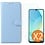 Ntech Hoesje geschikt voor Samsung Galaxy A16 4G / 5G hoesje Blauw pasjeshouder telefoon hoes - Met screenprotector tempered glass voor Galaxy A16 4G / 5G - 2x