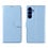 Ntech Hoesje geschikt voor Samsung Galaxy A16 4G / 5G hoesje Blauw pasjeshouder telefoon hoes - Met screenprotector tempered glass voor Galaxy A16 4G / 5G - 2x