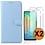 Ntech Ntech Boekhoesje geschikt voor Samsung Galaxy A06 4G – Blauw Bookcase met 2x Tempered Glass Screenprotector – Beschermhoes met Pasjeshouder en Standfunctie