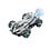 Ntech Ntech RC Drift Stunt Auto voor Kinderen Grijs – 2,4 GHz 8-Kanaals Afstandsbediening, 360° Spins, LED-Licht, Waternevel & Muziek – Oplaadbare Stuntauto met USB