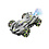 Ntech Ntech RC Drift Stunt Auto voor Kinderen Grijs – 2,4 GHz 8-Kanaals Afstandsbediening, 360° Spins, LED-Licht, Waternevel & Muziek – Oplaadbare Stuntauto met USB