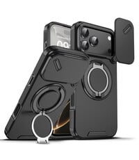 Ntech Hoesje Geschikt voor iPhone 18 Pro Max Hoesje - Zwart