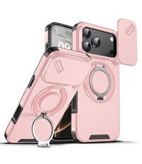 Ntech Hoesje Geschikt voor iPhone 18 Pro Max Hoesje - Rose Goud