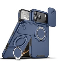 Ntech Hoesje Geschikt voor iPhone 18 Pro Max Hoesje - Blauw
