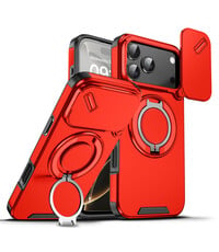 Ntech Hoesje Geschikt voor iPhone 18 Pro Max Hoesje - Rood