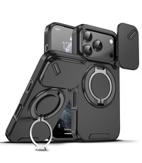 Ntech Hoesje Geschikt voor iPhone 18 Pro Hoesje - Zwart