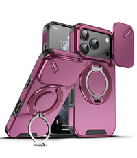 Ntech Hoesje Geschikt voor iPhone 18 Pro Hoesje - Kersenrood