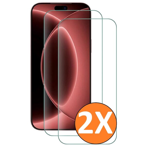 Ntech Screenprotector Geschikt voor  iPhone 18 Pro Max / 17 Pro Max - Beschermglas - gehard glas – tempered glass - 2 Stuks