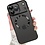 Ntech Hoesje Geschikt  iPhone 18 Pro Hoesje – Transparant/Zwart Hybrid Backcover, MagSafe Compatibel & Verhoogde Camerabescherming – Slank en Stevig - Ntech
