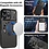 Ntech Hoesje Geschikt  iPhone 18 Pro Hoesje – Transparant/Zwart Hybrid Backcover, MagSafe Compatibel & Verhoogde Camerabescherming – Slank en Stevig - Ntech
