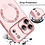 Ntech Hoesje Geschikt  iPhone 18 Pro Hoesje – Transparant/Rose Goud Hybrid Backcover, MagSafe Compatibel & Verhoogde Camerabescherming – Slank en Stevig - Ntech