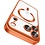 Ntech Hoesje Geschikt  iPhone 18 Pro Hoesje – Transparant/Oranje Hybrid Backcover, MagSafe Compatibel & Verhoogde Camerabescherming – Slank en Stevig - Ntech