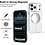 Ntech Hoesje Geschikt  iPhone 18 Pro Hoesje – Transparant/Zliver Hybrid Backcover, MagSafe Compatibel & Verhoogde Camerabescherming – Slank en Stevig - Ntech