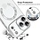Ntech Hoesje Geschikt  iPhone 18 Pro Hoesje – Transparant/Zliver Hybrid Backcover, MagSafe Compatibel & Verhoogde Camerabescherming – Slank en Stevig - Ntech
