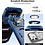 Ntech Hoesje Geschikt  iPhone 18 Pro Hoesje – Transparant/Blauw Hybrid Backcover, MagSafe Compatibel & Verhoogde Camerabescherming – Slank en Stevig - Ntech