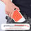 Ntech Ntech Siliconen Telefoonhouder met Zuignap – Oranje Handsfree Telefoonhoesje – Geschikt voor iPhone 18Pro / 18 Por Max /17/16/15, Samsung Galaxy S26/S25/S24 & Meer – iPhone & Android