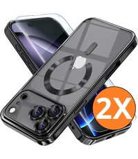 Ntech Ntech Hoesje Geschikt voor iPhone 17 Pro / iPhone 18 Pro hoesje Zwart