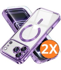 Ntech Ntech Hoesje Geschikt voor iPhone 17 Pro / iPhone 18 Pro hoesje Paars