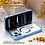 Ntech Ntech Hoesje Geschikt voor iPhone 18 Pro Max / iPhone 17 Pro Max hoesje Blauw – MagSafe Transparante Backcover met Lensbeschermer + Screenprotector – 2 Stuks
