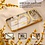 Ntech Ntech Hoesje Geschikt voor iPhone 18 Pro Max / iPhone 17 Pro Max hoesje Goud – MagSafe Transparante Backcover met Lensbeschermer + Screenprotector – 2 Stuks