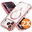 Ntech Ntech Hoesje Geschikt voor iPhone 18 Pro Max / iPhone 17 Pro Max hoesje Rose Goud – MagSafe Transparante Backcover met Lensbeschermer + Screenprotector – 2 Stuks